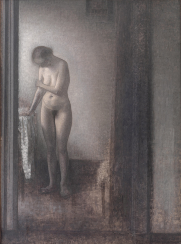 Nøgne kunst klasse model